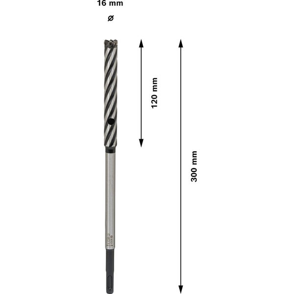 Bosch PRO SDS plus Rebar Cutter Bohrer 16 x 120 x 300 mm - 2608586994