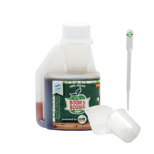 BioTabs Boom Boom Spray 250ml – Biologisches Pflanzenstärkungsmittel gegen Stress & für Vitalität