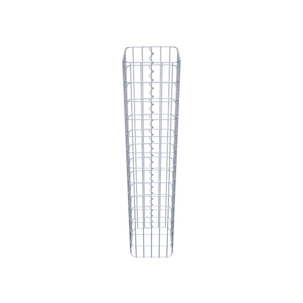 Gabionensäule 27 x 27 cm, MW 5 x 10 cm eckig - Höhe: 1,30 m