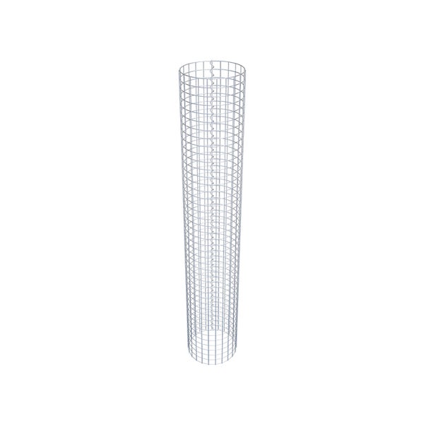 Gabionensäule Durchmesser 37 cm MW 5 x 5 cm rund - Höhe: 220 cm