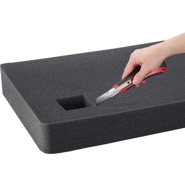 Gewehrkoffer tectake  aus robuster Hartschale 113,5 x 41 x 16 cm