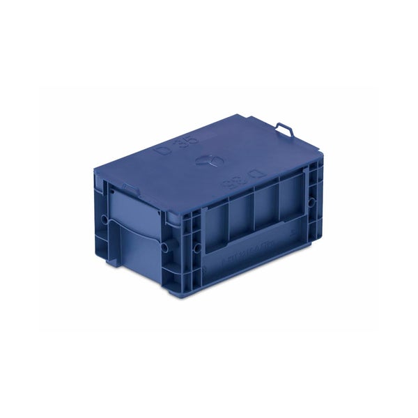 PROREGAL VDA KLT Kleinladungsträger Mit Verbundboden und Auflagedeckel HxBxT 14,7 x 20 x 30 cm 5,3 Liter KLT Transportbox Transportbehälter Stapelbehälter