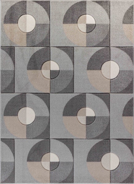 Moderner Skandinavischer Teppich Grau 120x170 cm WENDY