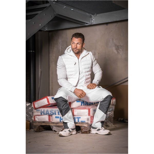 Leibwächter Hybridjacke Übergangsjacke weiß Gr. XL Herren