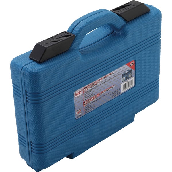 Werkzeugsatz für die Montage von Silentblöcken an Fiat Hinterachsen im Werkzeugkoffer