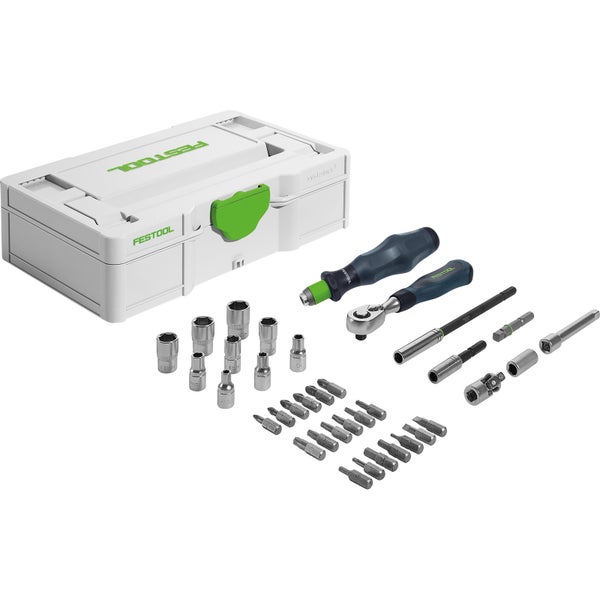Festool Ratschen-Set SYS3 S 76-1/4-CE RA im Systainer - 578112