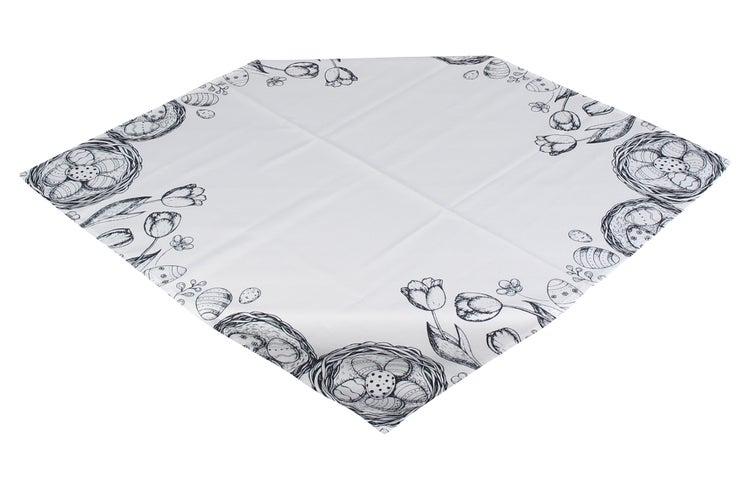 FRANK FLECHTWAREN | Tischdecke Moderne Ostern, POLYESTER, 85 x 85 cm