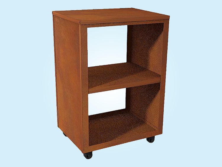 Rollcontainer mit einem Einlegeboden