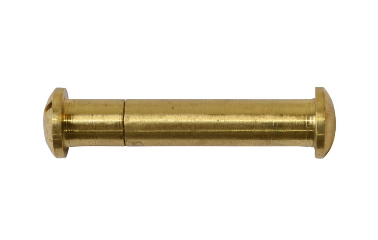 Ersatzteile Teakmöbel Ersatzschraube Messing Hülsenschraube 62-mm 2-teilig