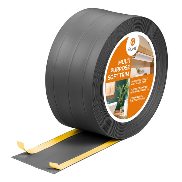 Quest Multi Purpose Soft Trim Abschlussleiste auf Rolle mit Selbstklebestreifen