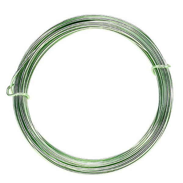 Ringförmige Spule aus Bindedraht für Haus und Garten.