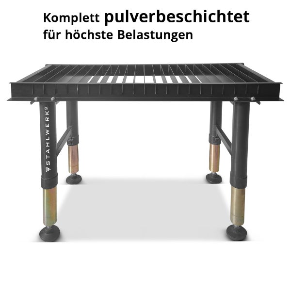 Pulverbeschichteter Schweißtisch von Stahlwerk für hohe Belastungen