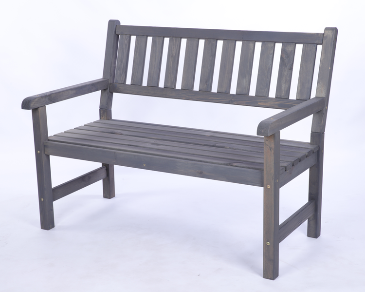 Gartenbank Grana HxBxT 90x117x70cm Ohne Abdeckung Grau