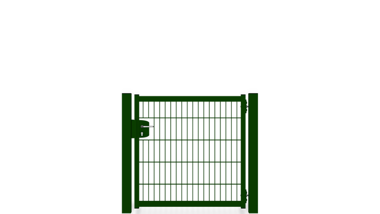Gartentür aus Metallgitter