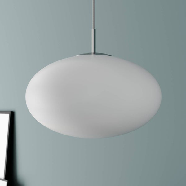 Lindby Pendelleuchte Sonika (1 flammig, E27) - Glas Hängelampe Esstischlampe Hängeleuchte Wohnzimmerleuchte