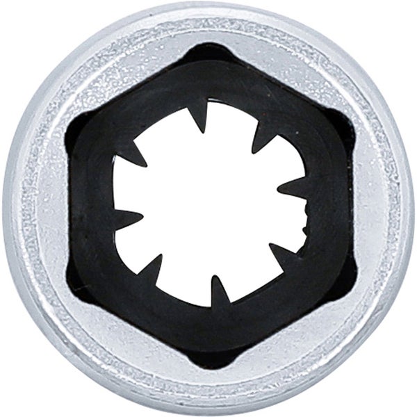BGS Zündkerzen-Einsatz Sechskant Antrieb Innenvierkant 12,5 mm (1/2) SW 14 mm - 2407