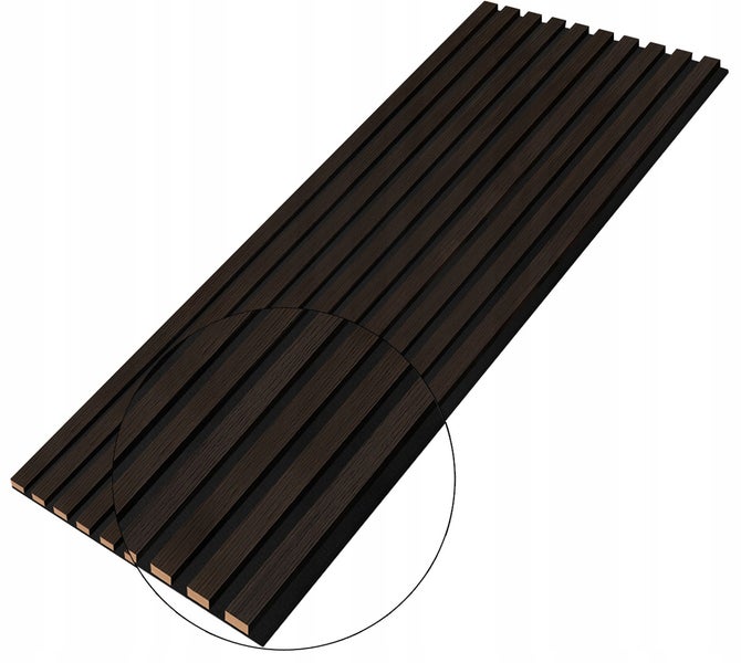Akustikpaneel CLAMARO Wenge MDF 2750 x 460 x 18 mm