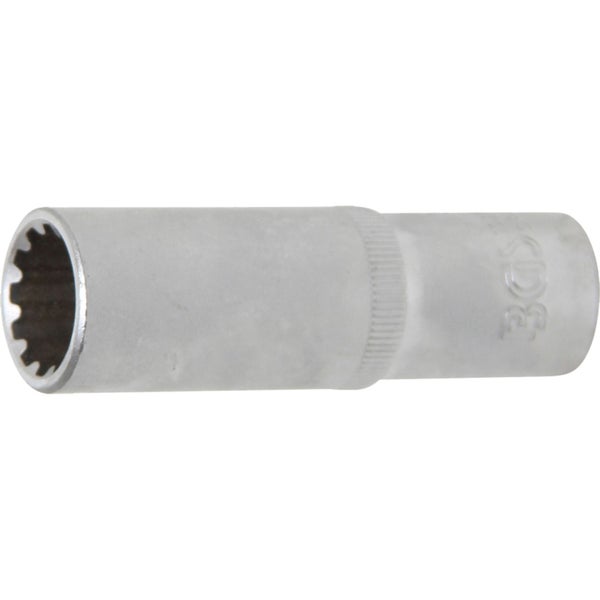 BGS Steckschlüssel-Einsatz Gear Lock tief Antrieb Innenvierkant 12,5 mm (1/2) SW 16 mm - 10256