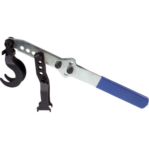 Universal-Riemenspanner mit blauem Griff