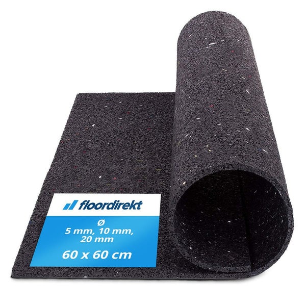 FLOORDIREKT Antivibrationsmatte - als rutschfeste Unterlage -  Stärke 3 mm - 90 x 100 cm