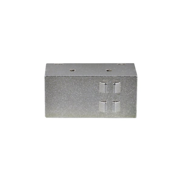 ProfiPatch 1x Cat.6A Keystone Einbauadapter Verbindungskupplung RJ45 Buchse Slim UAE beidseitig 1:1 geschirmt Metallgehäuse