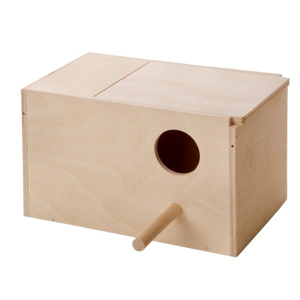 Holz Nistkasten Brutkasten mit Nistmulde Gr.2
