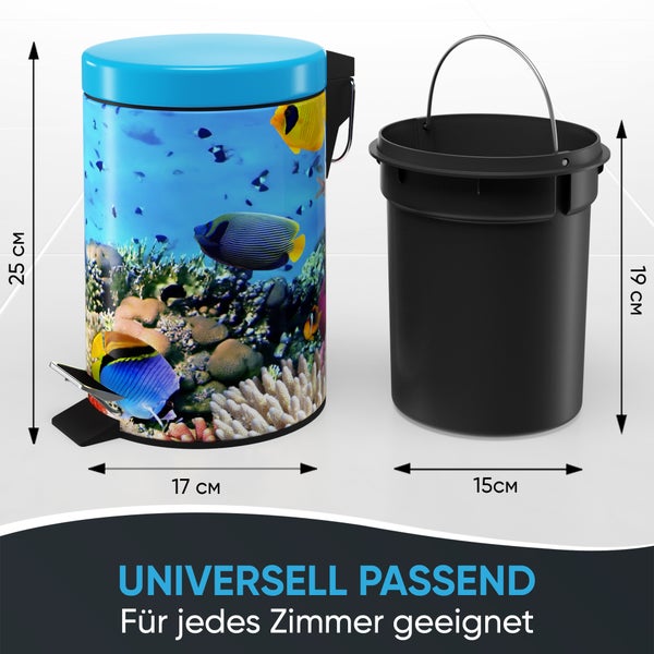 Sanilo Kosmetikeimer 3L mit Absenkautomatik Ocean