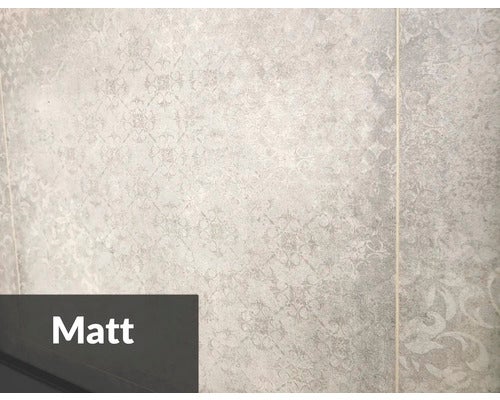 Matte Fliese mit Muster