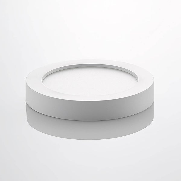 Rundes LED-Aufbaupanel, flache Deckenleuchte.