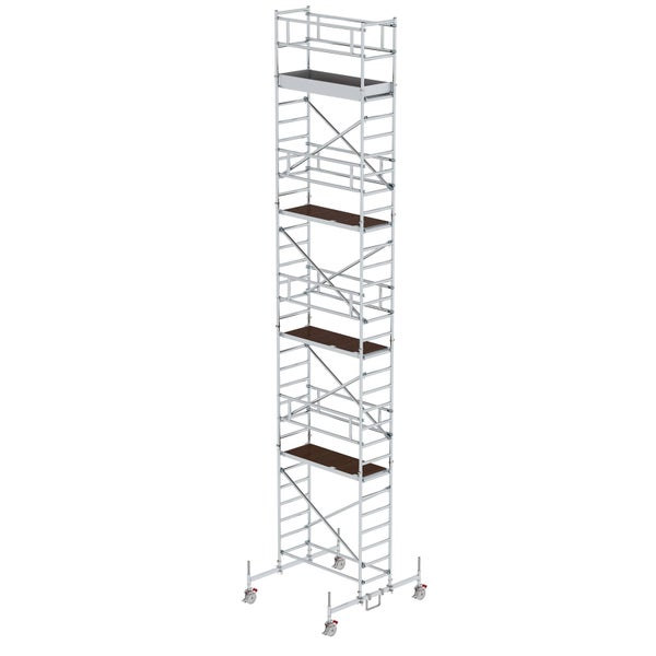 MUNK Rollgerüst mit Fahrbalken 0,75x1,80m Plattform 10,45m AH