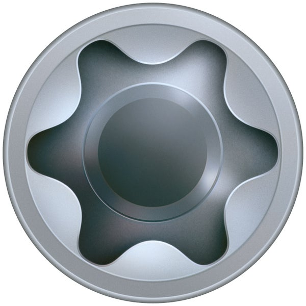 SPAX 50x Holzbauschraube 8,0 x 300 mm Zylinderkopf T-STAR plus (TX40) Vollgewinde CUT WIROX A9J