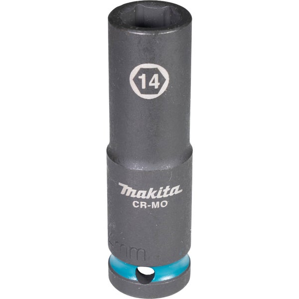 Makita Steckschlüssel aus Chrom-Molybdän-Stahl, 14 mm