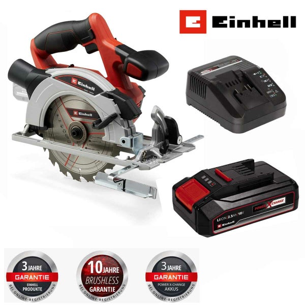 Einhell Akku Handkreissäge mit Ladegerät und Akku inklusive Garantiesiegel