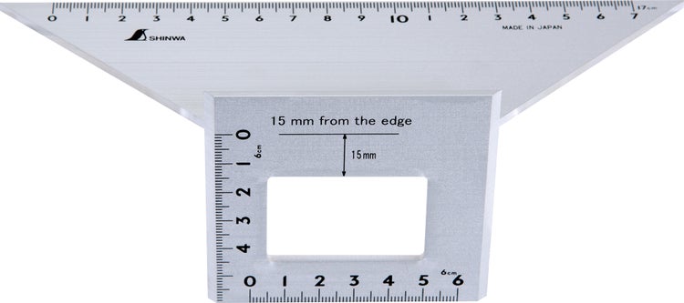 Shinwa 3D-Gehrungswinkel, Doppelwinkel 45°