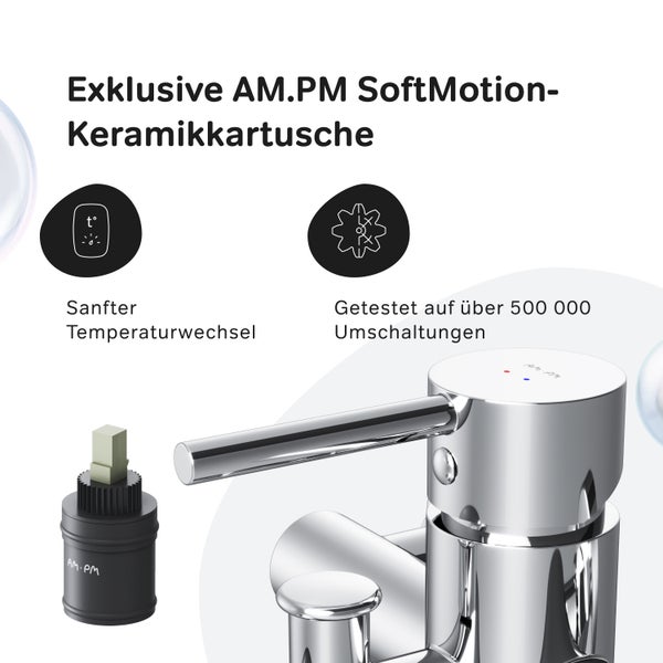 AM PM SoftMotion Keramikkartusche für sanften Temperaturwechsel, getestet auf über 500000 Umschaltungen