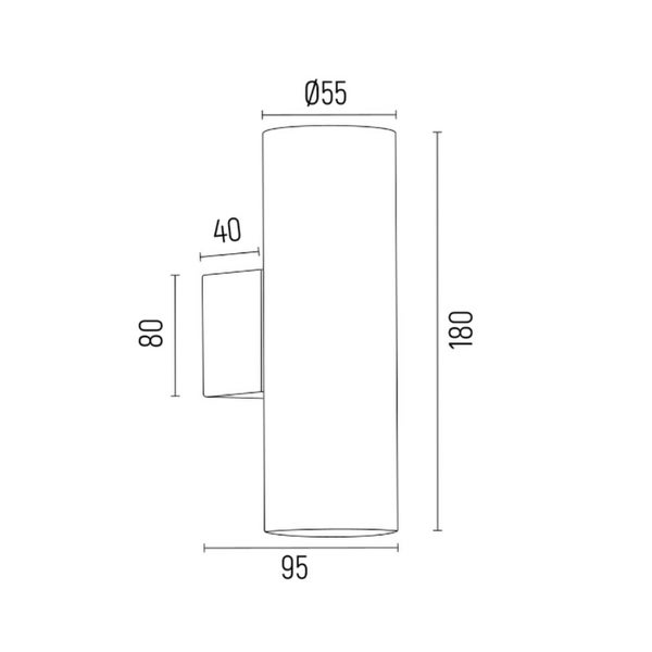 Euluna Wandleuchte, Wandlampe Innen Marion (Modern) in Chrom aus Metall (2 flammig GU10) - Wandstrahler Wandbeleuchtung Schlafzimmer / Wohnzimmer Wohnzimmerleuchte