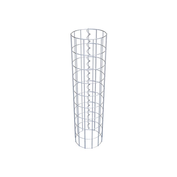 Gabionensäule Durchmesser 22 cm, MW 5 x 10 cm rund - Höhe: 0,90 m
