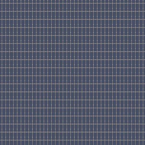 Borastapeter Tapete grafisches Motiv Graublau - 53 cm x 10.05 m - 660736