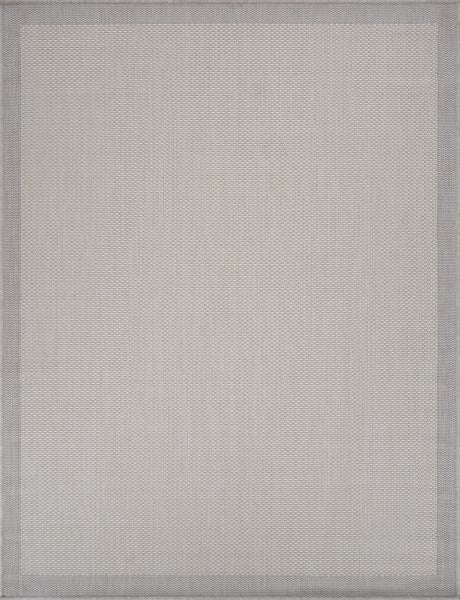 In-/Outdoor-Teppich Grau/Elfenbein 120x170 cm KACEY
