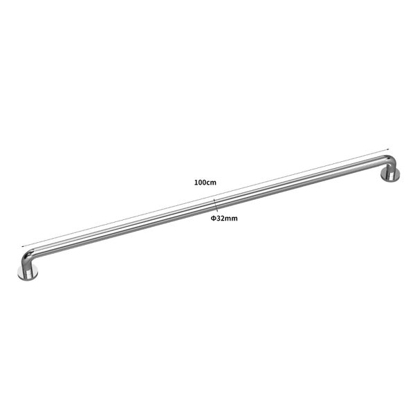 Gerade Haltestange, 100 cm lang, Durchmesser 32 mm