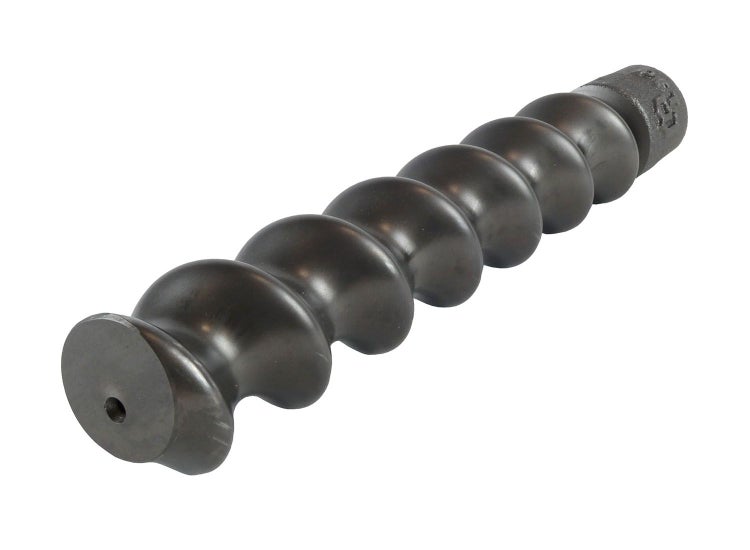 Metallrotor für Schneckenpumpen mit spiralförmigem Profil für Mörtelmaschinen.