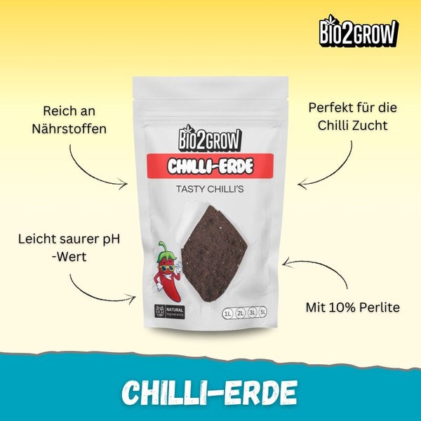 Bio2Grow Chilli Soil bag for growing chillies