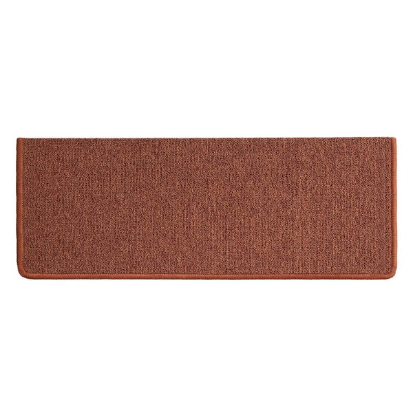 FLOORDIREKT Stufenmatte London - mit Umkettelung - Terra - Rechteckig - 23,5 x 65 cm