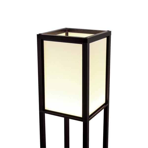 Stehlampe mit rechteckigem Schirm