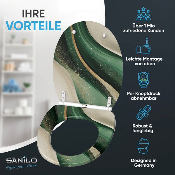 WC-Sitz mit Absenkautomatik & Top Fix Flow