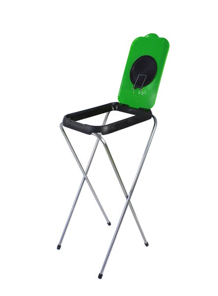 Müllsackständer SwingFix Grün 1x 120L Blauer Gelber Sack Einer Mülleimer Müllbeutelständer Müllsackhalter 120L