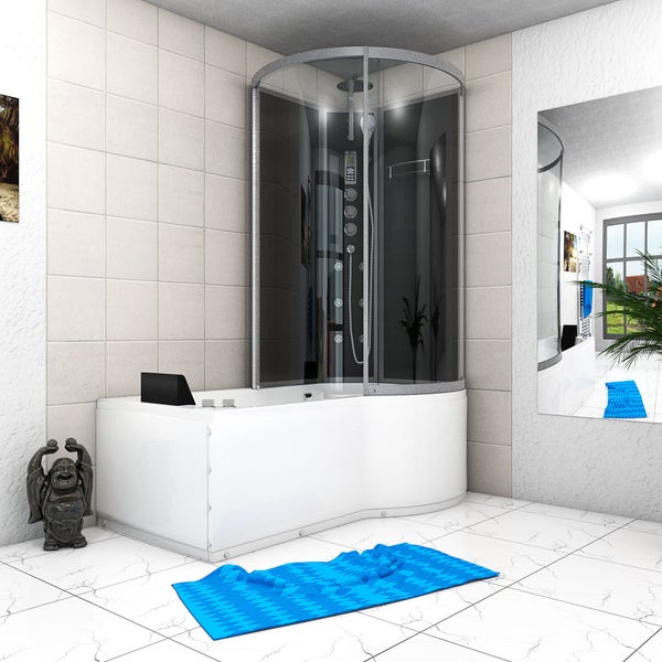 Whirlpool Wanne Duschkabine sw K50-L33-WP-EC 170x1