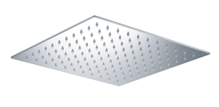 Quadratischer Duschkopf mit Düsen