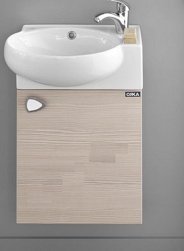 Rivea 45 Badezimmerschrank  - Gäste wc Badmöbel Kleine Badmöbel