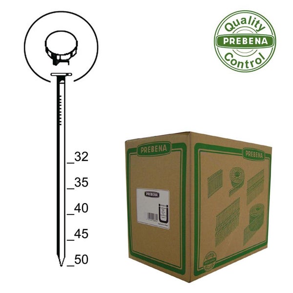 Prebena Coilnägel CNW22/35BKRI Ringschaft